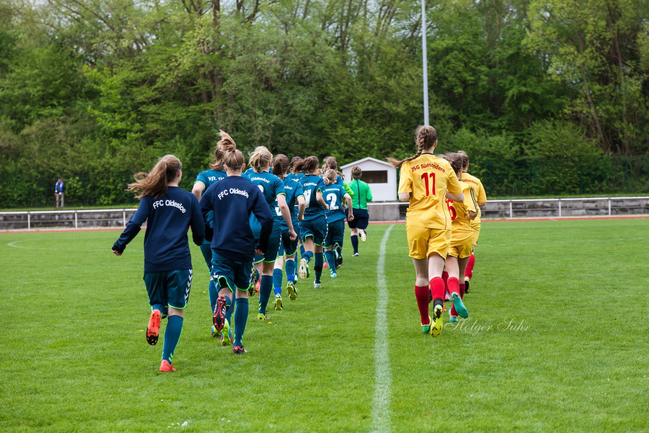 Bild 124 - B-Juniorinnen VfL Oldesloe - JSG Sdtondern : Ergebnis: 2:0